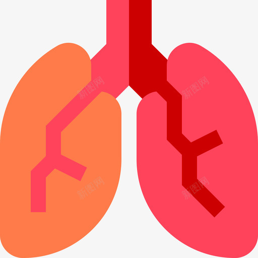 肺生物学22扁平图标svg_新图网 https://ixintu.com 扁平 生物学