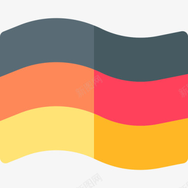德国国旗德国17扁平图标图标