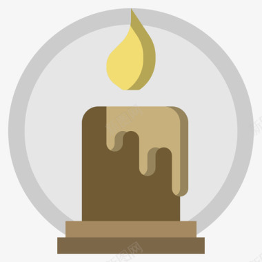 蜡烛葬礼32平的图标图标