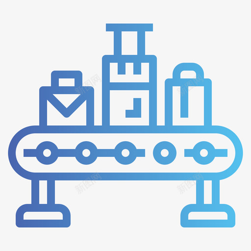 传送带机场1坡度图标svg_新图网 https://ixintu.com 传送带 坡度 机场