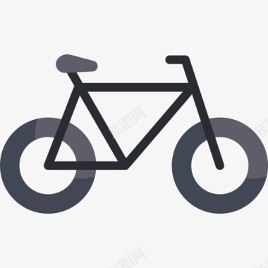 自行车运输162扁平图标图标
