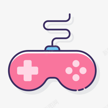 游戏板教育娱乐线性颜色图标图标