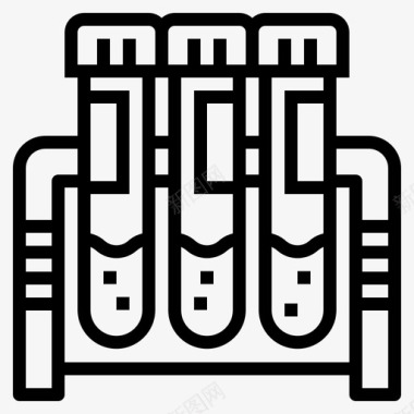 样品生态生物线性图标图标