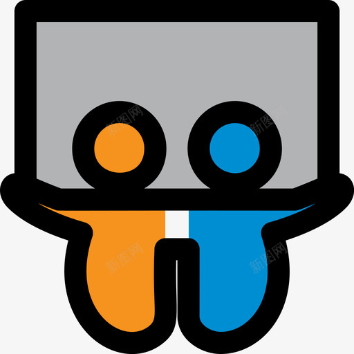 Skillshare社交标志1线性颜色图标svg_新图网 https://ixintu.com Skillshare 标志 社交 线性 颜色