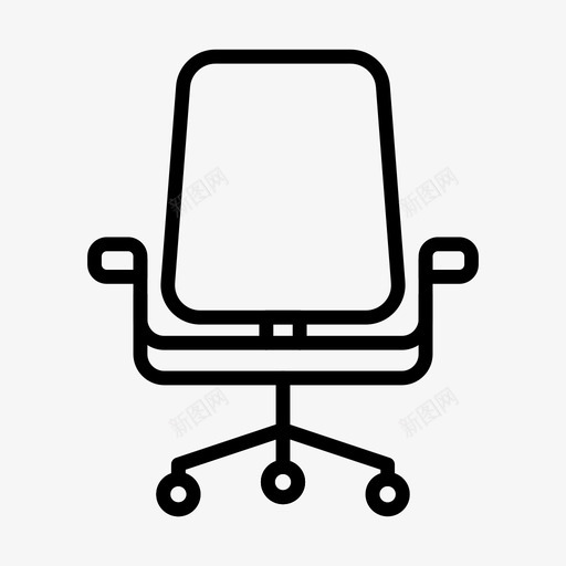 椅子室内工作图标svg_新图网 https://ixintu.com 64像素 业务 办公室 室内 工作 椅子 空置