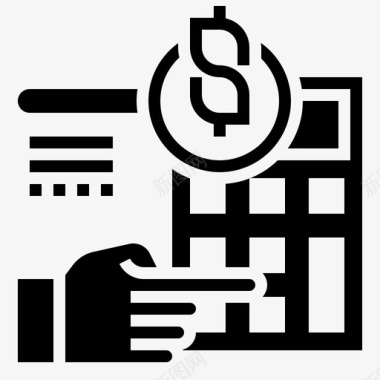 会计商业腐败2字形图标图标