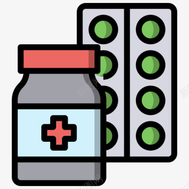 药物献血52原色图标图标