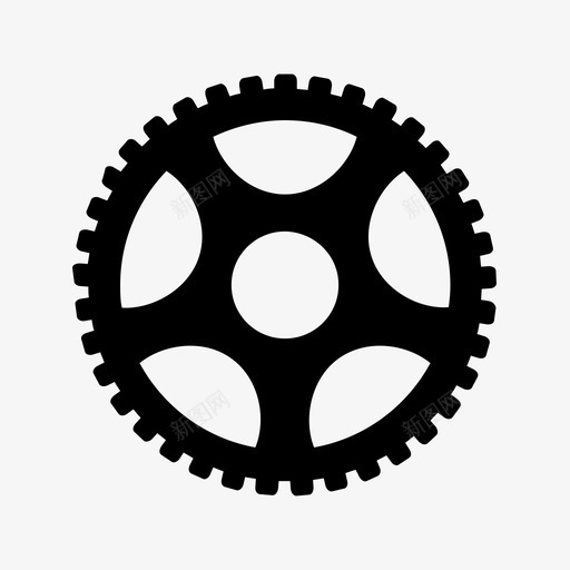 齿轮小齿轮设置图标svg_新图网 https://ixintu.com 小齿轮 技术 设置 齿轮