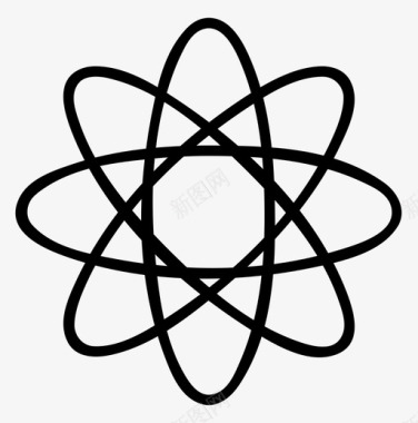 原子环大爆炸电子图标图标