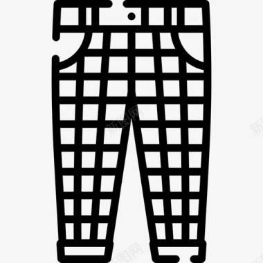 裤子秋装配件9直纹图标图标