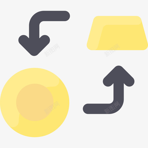 汇兑支付金融3持平图标svg_新图网 https://ixintu.com 持平 支付 汇兑 金融