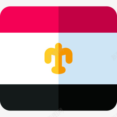 埃及国旗9平坦图标图标