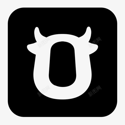千牛（带底色）svg_新图网 https://ixintu.com 千牛（带底色） 千牛 带底色 logo