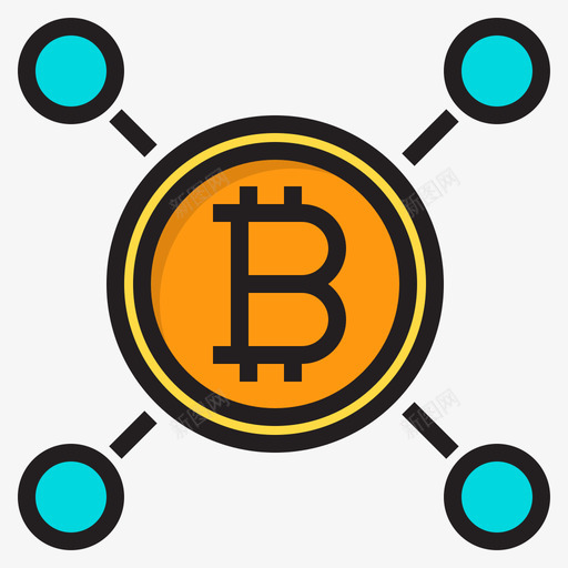 比特币加密货币74线性颜色图标svg_新图网 https://ixintu.com 加密 比特 线性 货币 颜色