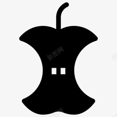 苹果苹果咬水果图标图标