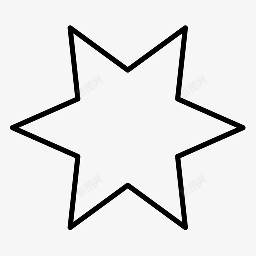 星几何多边形图标svg_新图网 https://ixintu.com 几何 多边形 形状