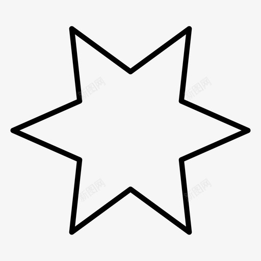 星几何多边形图标svg_新图网 https://ixintu.com 几何 多边形 形状