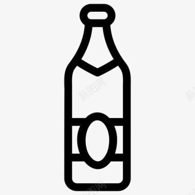葡萄酒酒精饮料香槟图标图标
