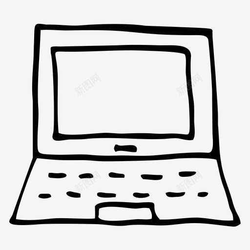 笔记本电脑物品显示器图标svg_新图网 https://ixintu.com 屏幕 技术 显示器 物品 电脑 笔记本