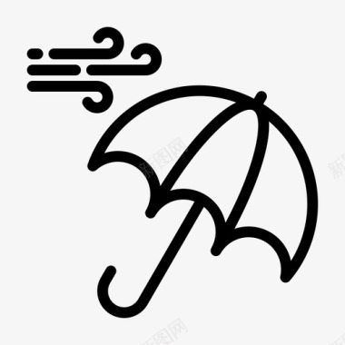 伞天气天气预报图标图标