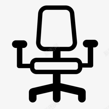 办公椅扶手办公桌图标图标