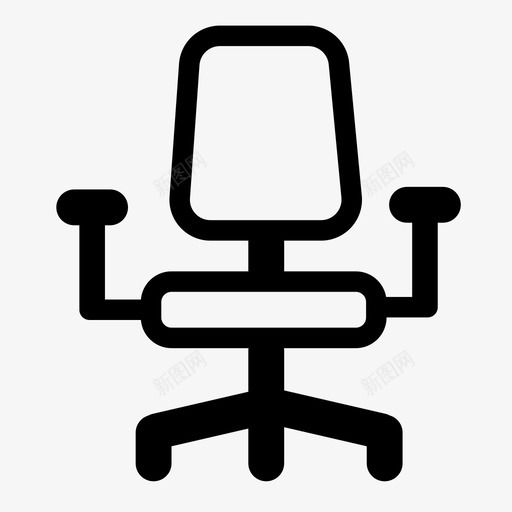 办公椅扶手办公桌图标svg_新图网 https://ixintu.com 办公 办公桌 办公椅 图标 扶手
