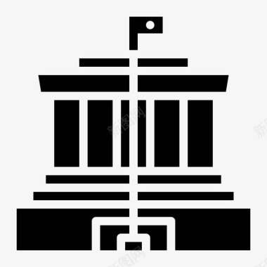 胡志明陵墓越南图标图标