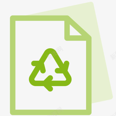 纸张回收生态学258佛得角图标图标
