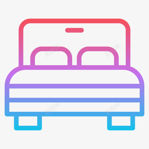 床207号酒店gradient图标svg_新图网 https://ixintu.com 207号 gradient 酒店