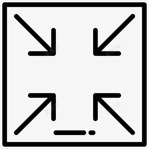 放大响应式52线性图标svg_新图网 https://ixintu.com 响应 放大 线性 设计