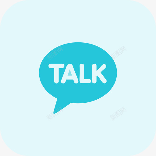 KakaoTalk社交标识tritone图标svg_新图网 https://ixintu.com Kakao Talk tritone 标识 社交