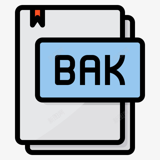 Bak文件类型15线性颜色图标svg_新图网 https://ixintu.com Bak 文件 类型 线性 颜色