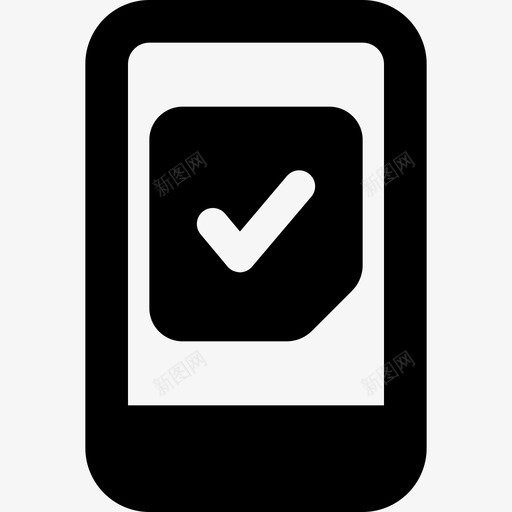 智能手机投票1已满图标svg_新图网 https://ixintu.com 已满 手机 投票 智能