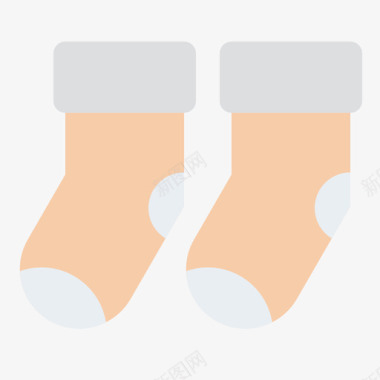 袜子女式时尚3平底鞋图标图标