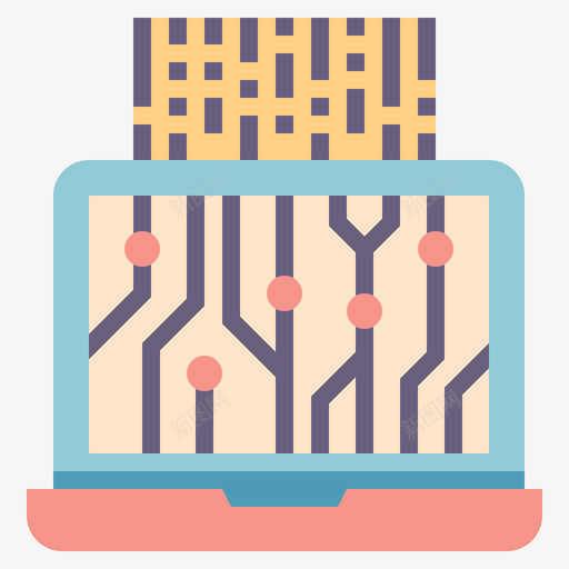 计算机数据科学17平面图标svg_新图网 https://ixintu.com 平面 数据 科学 计算机