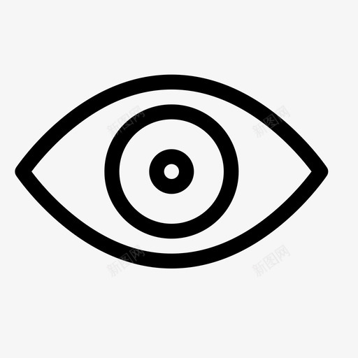 查看预览显示图标svg_新图网 https://ixintu.com essentials ui ux 显示 查看 预览