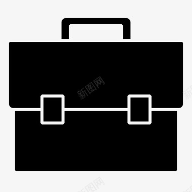手提箱手提包商务图标图标