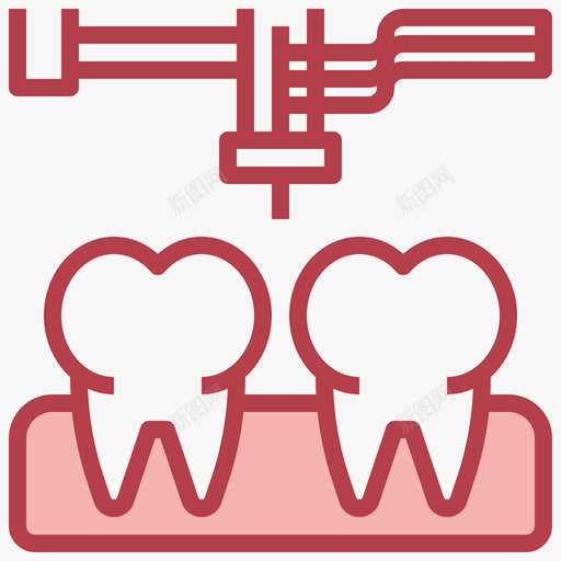 牙3d打印46其他图标svg_新图网 https://ixintu.com 3d 其他 打印