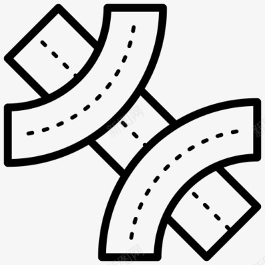 桥梁符号桥梁标志公路标志图标图标