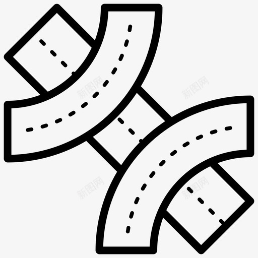 桥梁符号桥梁标志公路标志图标svg_新图网 https://ixintu.com 公路 图标 标志 桥梁 立交桥 符号 线图