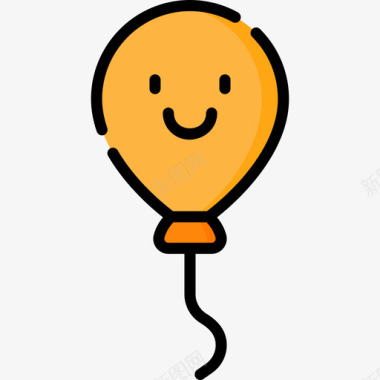 气球慈善97线性颜色图标图标