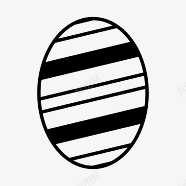 复活节彩蛋庆祝复活节糖果图标图标
