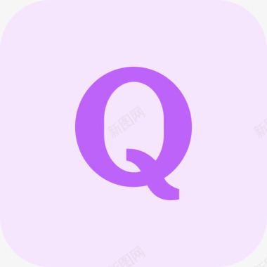Quora社交标识tritone图标图标
