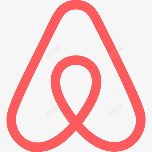 Airbnb社交标志3扁平图标svg_新图网 https://ixintu.com Airbnb 扁平 标志 社交