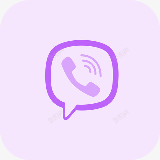 Viber社交标识tritone图标svg_新图网 https://ixintu.com Viber tritone 标识 社交