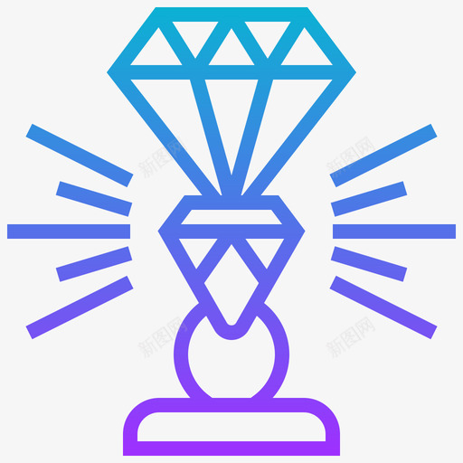 钻石rewardsbadges4渐变图标svg_新图网 https://ixintu.com rewardsbadges 渐变 钻石