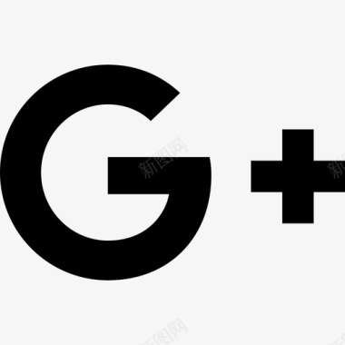GooglePlus社交logo2填充图标图标