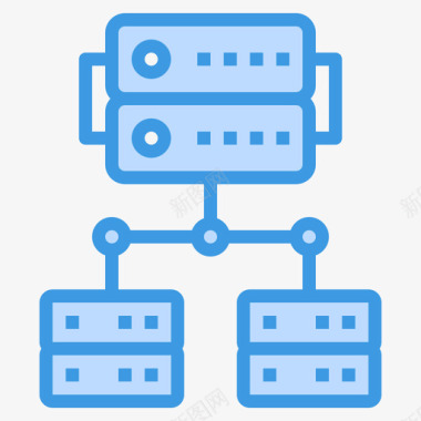 数据库大数据65蓝色图标图标
