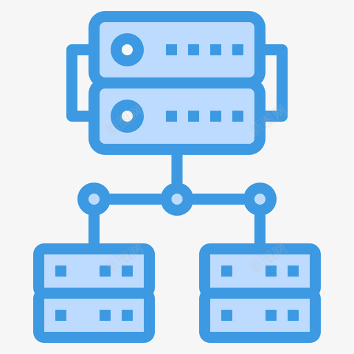 数据库大数据65蓝色图标svg_新图网 https://ixintu.com 大数 数据 数据库 蓝色