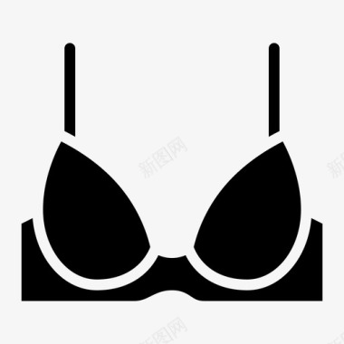 文胸女性时尚2字形图标图标